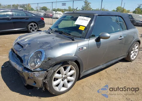 2005 Mini Cooper S из США, поврежденный, VIN WMWRH33595TK56763